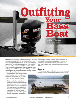 Outfitting Your Bass Boat by Carl Haensel