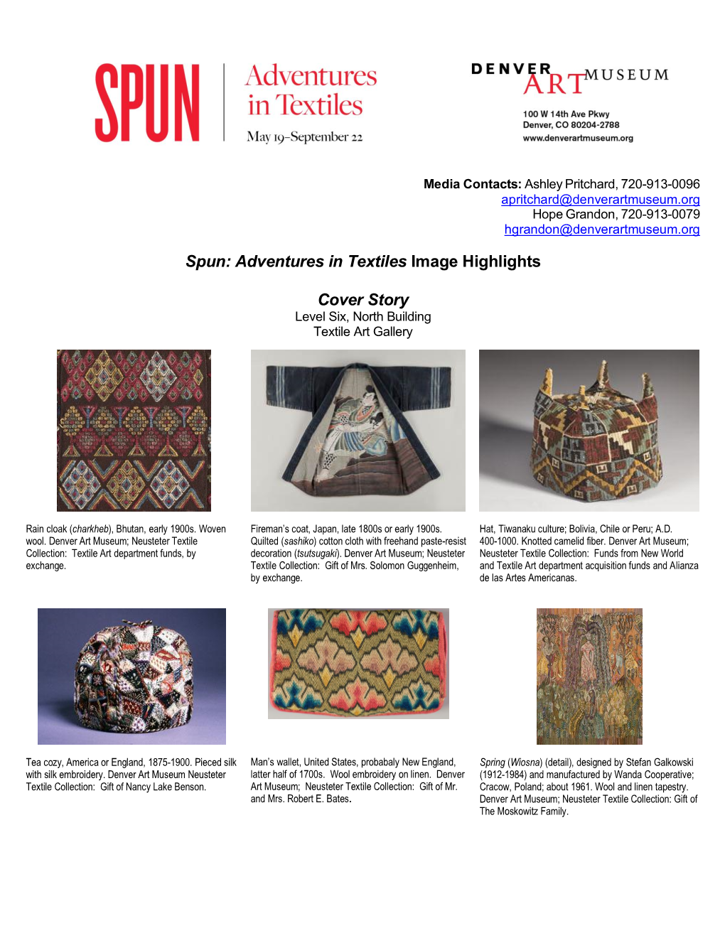 Spun – Adventures in Textiles Image Highlights