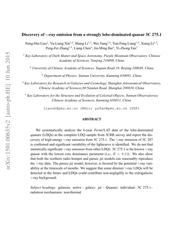 Discovery of Gamma-Ray Emission from a Strongly Lobe-Dominated