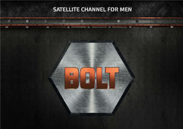 SATELLITE CHANNEL for MEN Is a Satellite Channel Featuring Ukraine-Produced Content BOLT for the Male Audience
