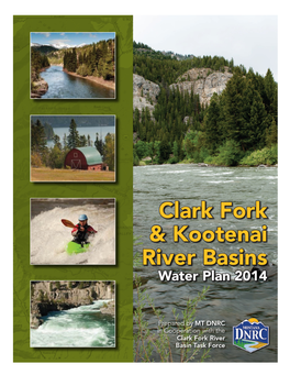 Clark Fork and Kootenai River Basins Water Plan