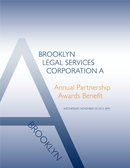 BROOKLYN LEGAL SERVICES CORPORATION a Annual