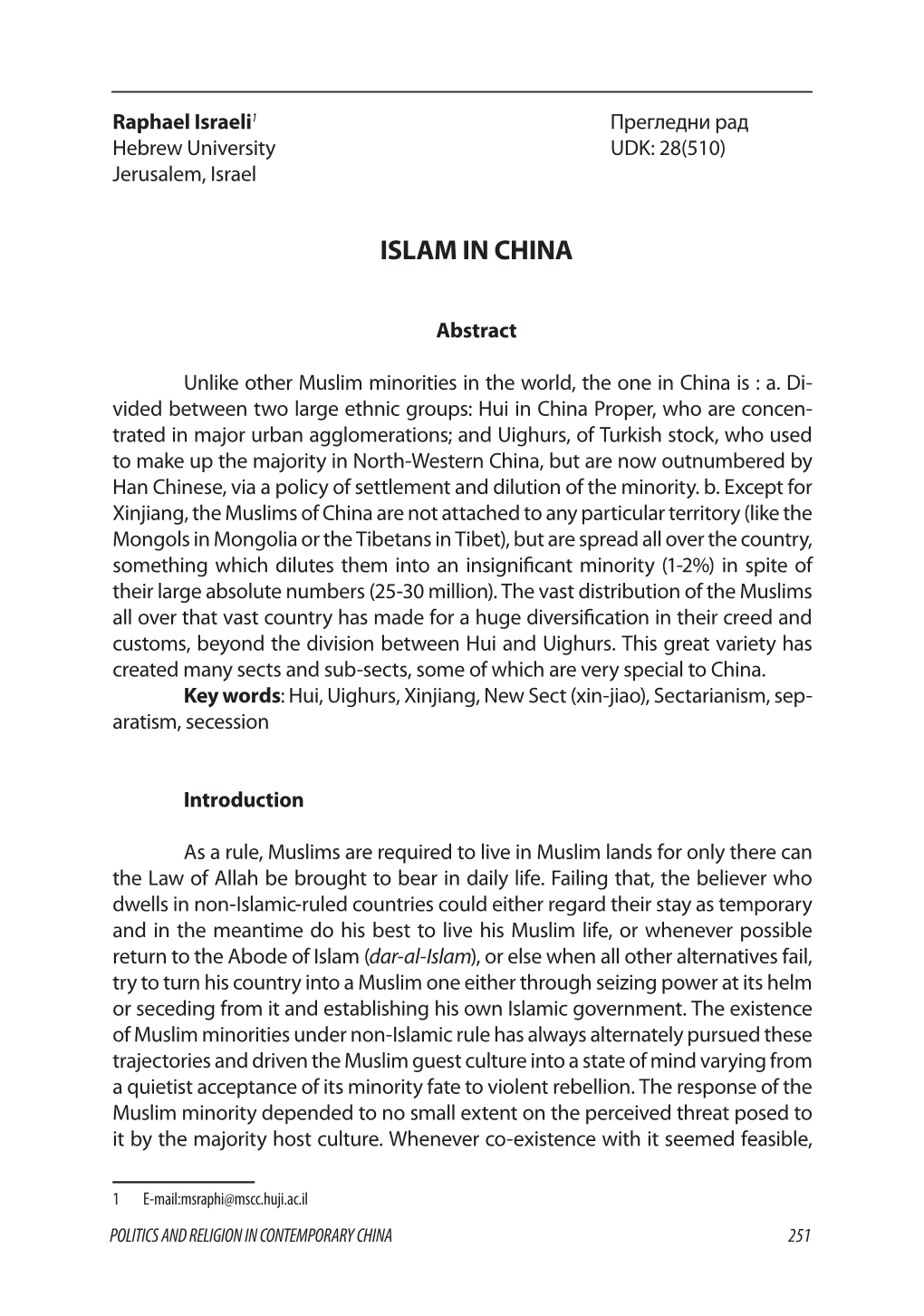 Islam in China