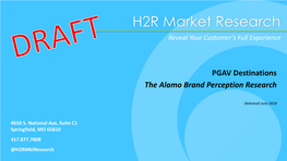 H2R Market Research Reveal Your Customer’S Full Experience