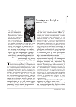 Ideology and Religion