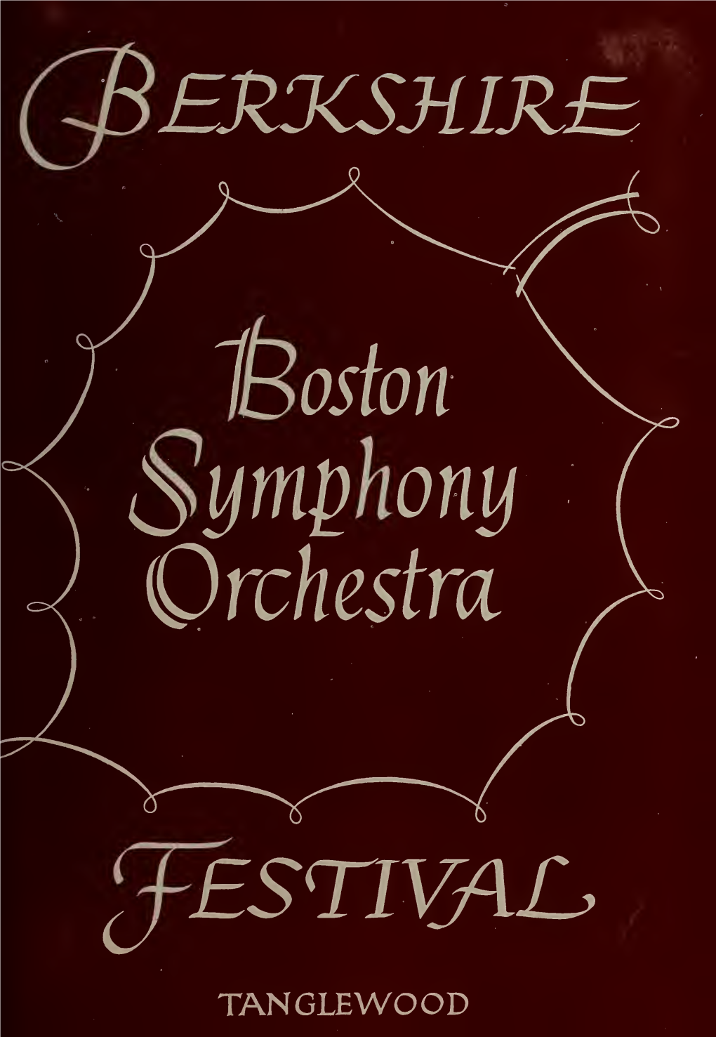 Boston Symphony Orchestra Concert Programs, Summer, 1951-1953, Tanglewood