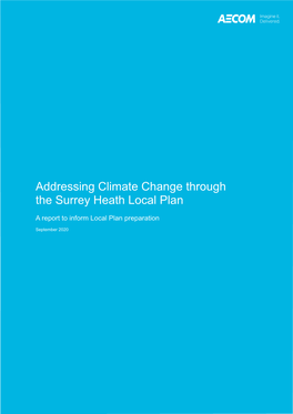 Surrey Heath Climate Change Study