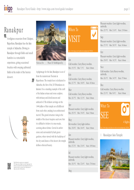 Ranakpur Travel Guide - Page 1