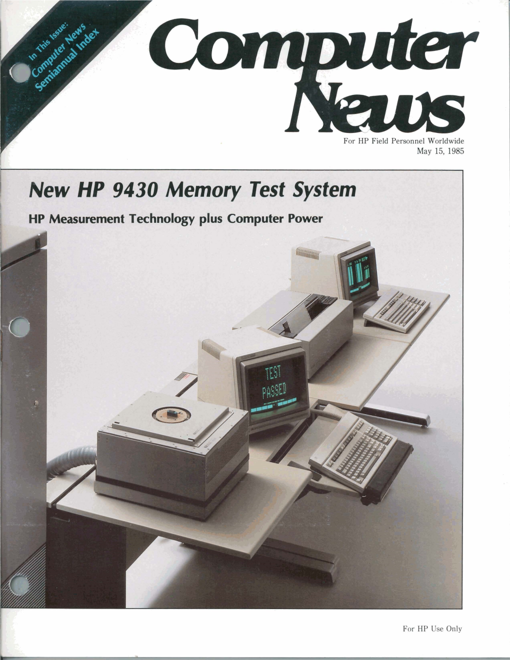 New HP 9430 Memory Test System HP Measurement Technology Plus Computer Power