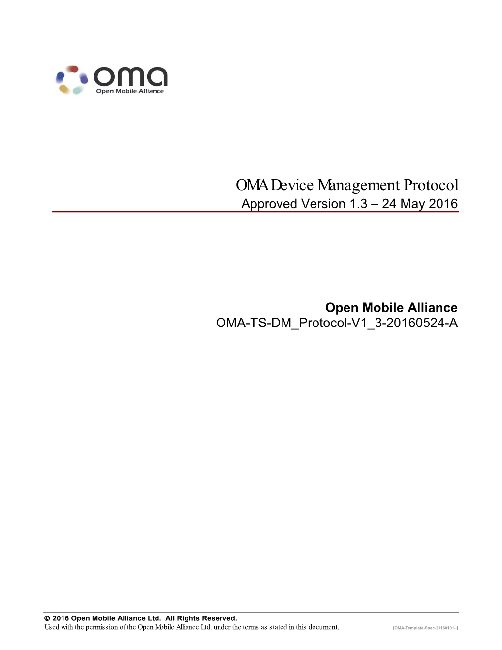 Oma Dm Protocol Packages