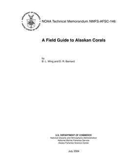 A Field Guide to Alaskan Corals
