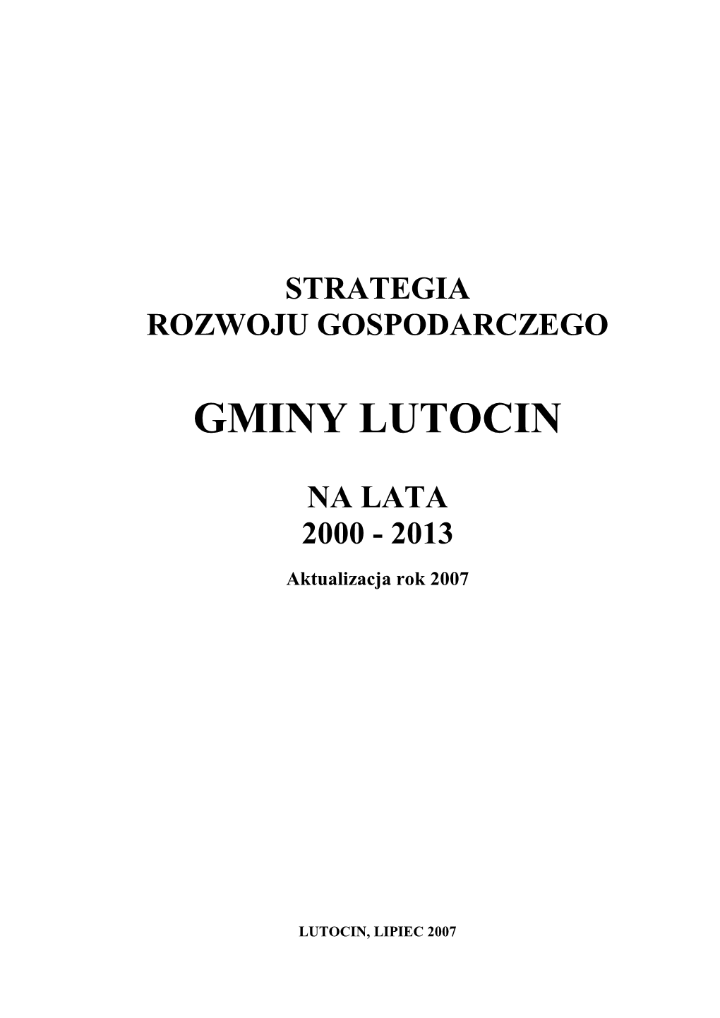 Gminy Lutocin