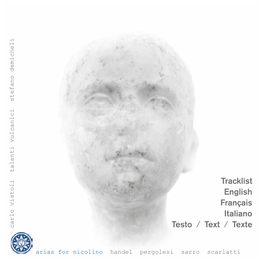 Tracklist English Français Italiano Testo / Text / Texte