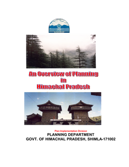 An Overview of Planning in Himachal Pradesh.Pdf