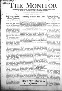 Omaha Monitor February 26 1916