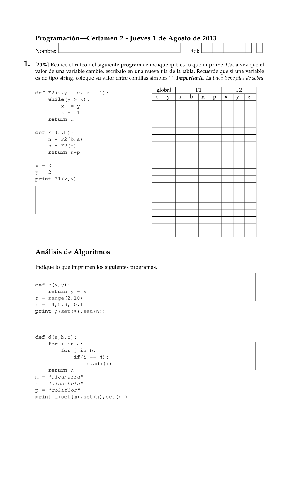 Programaci´On—Certamen 2