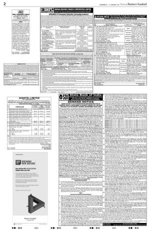 Paper Notice for Q3 Financials Dated 23.01.2021