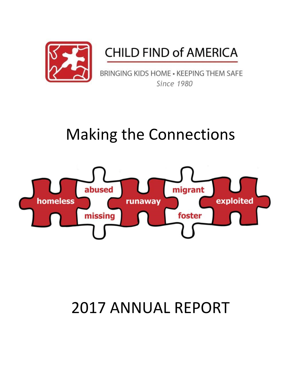 Making the Connections 2017 ANNUAL REPORT