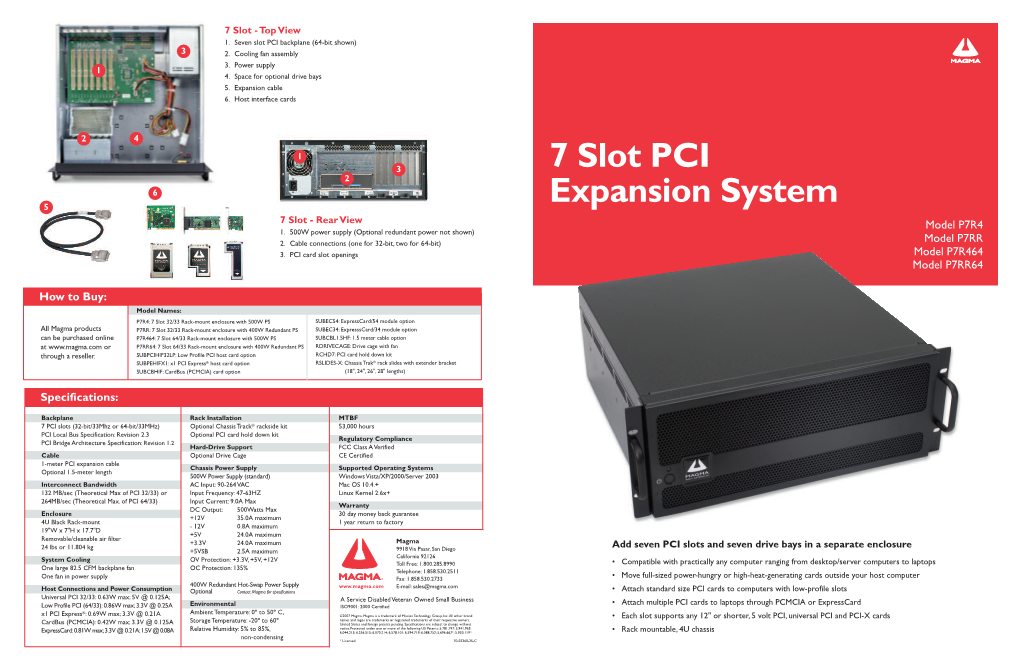 7 Slot PCI Expansion System