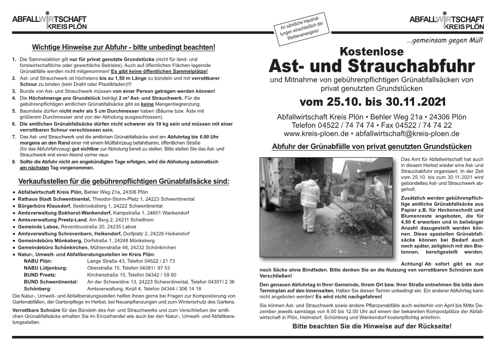 Ast- Und Strauchabfuhr