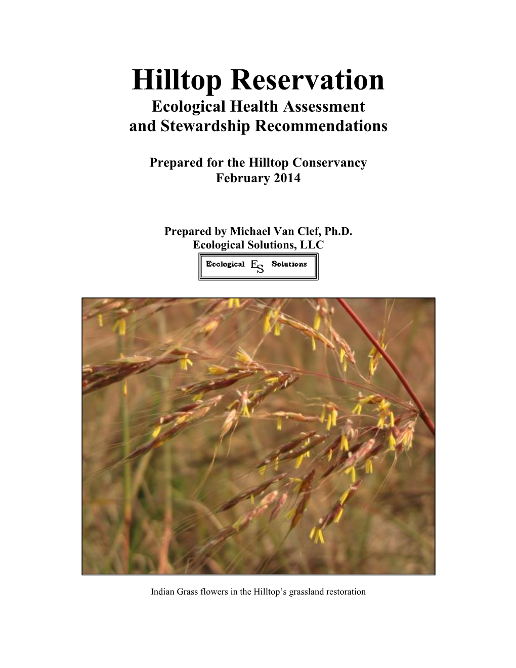 Hilltop Ecological Assessement