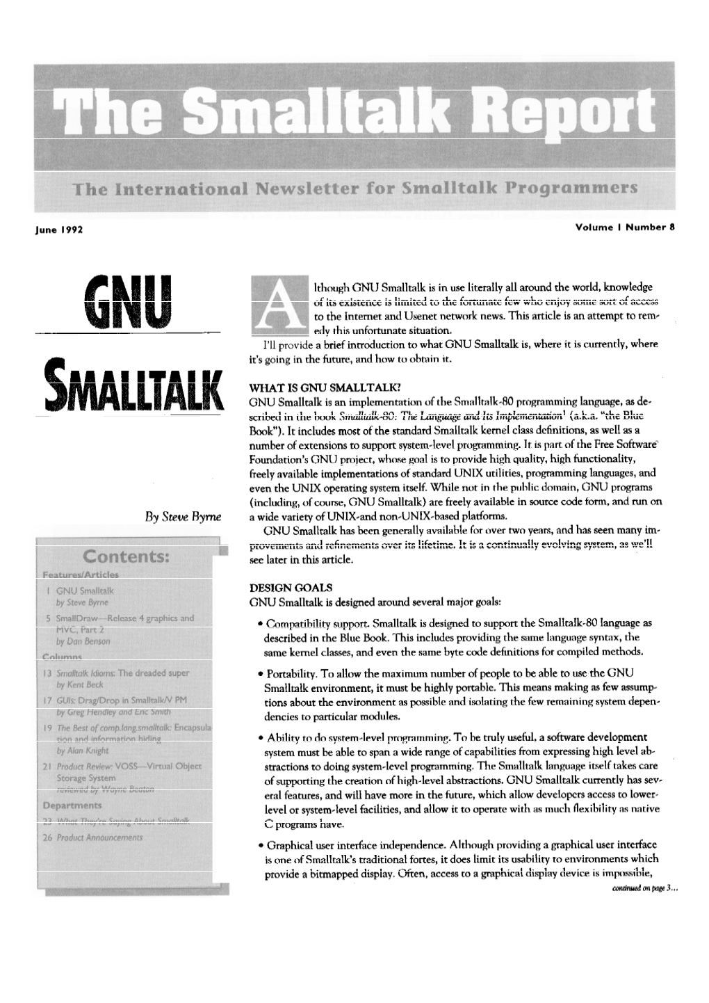 Smalltalk Volume 1 Issue 8