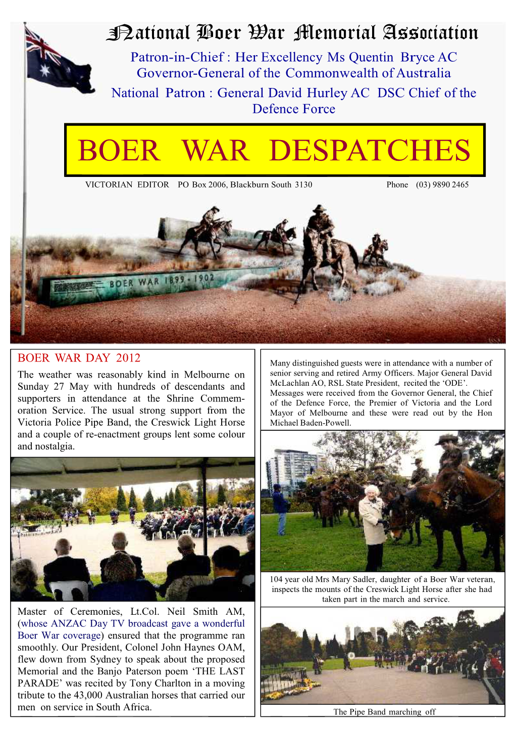 Boer War Despatches