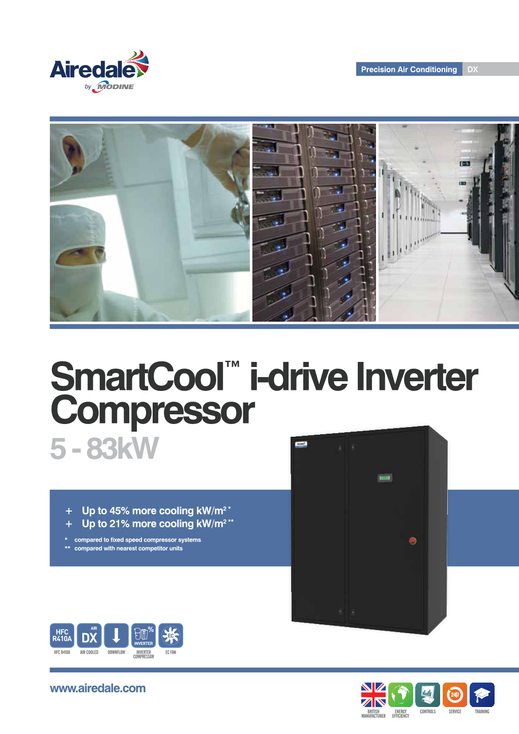 Smartcool™ I-Drive Inverter Compressor 5 - 83Kw