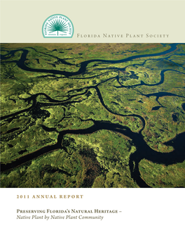 Florida Native Plant Society Preserving Florida's Natural Heritage