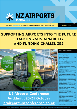 Supporting Airports Into the Future – Tackling Sustainability and Funding Challenges