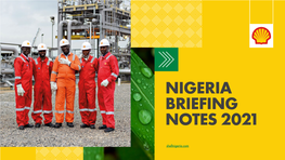 Nigeria Briefing Notes 2021