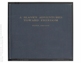 A Slave's Adventures Toward Freedom