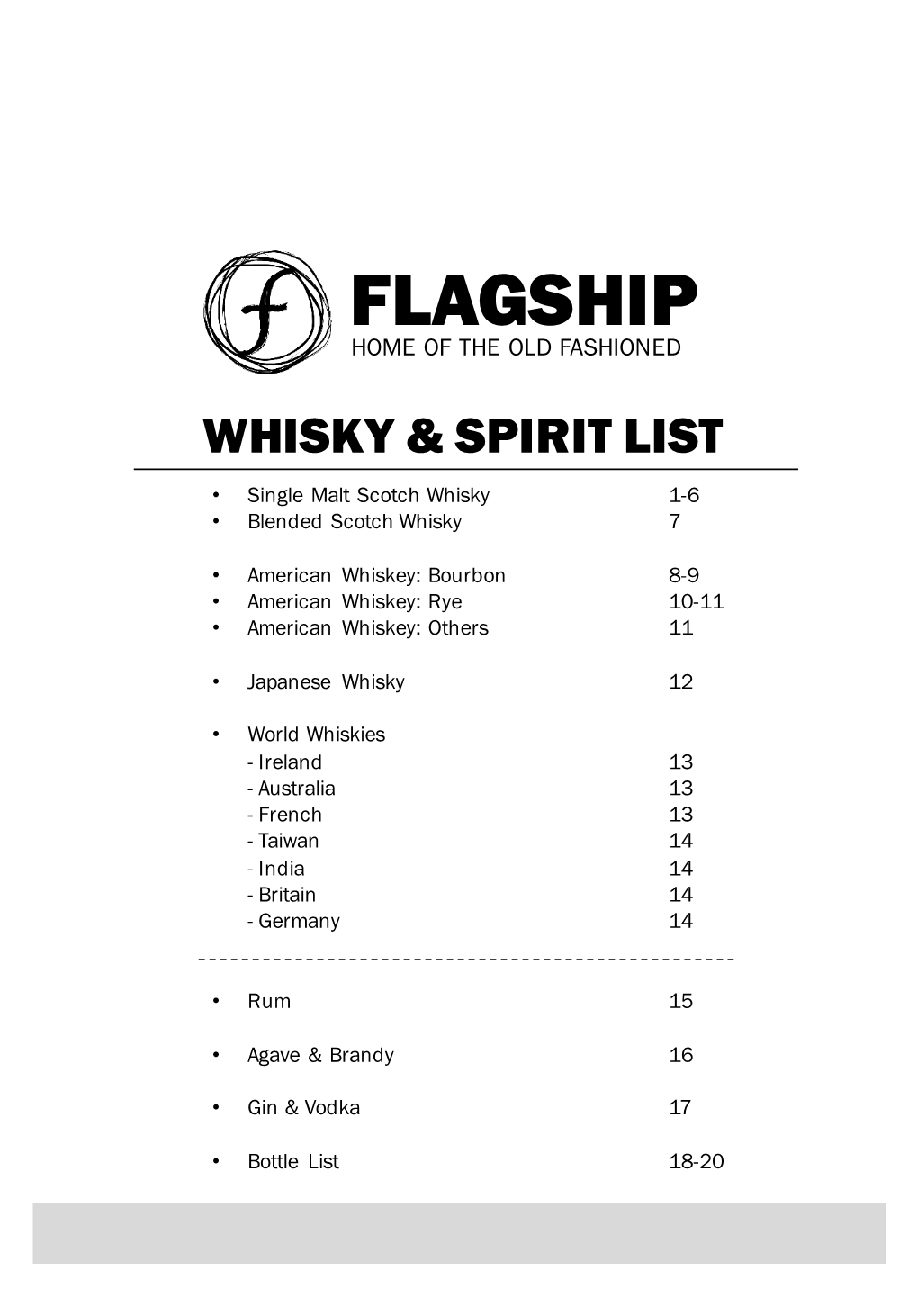 170511-Flagship Spirits List-May 2017