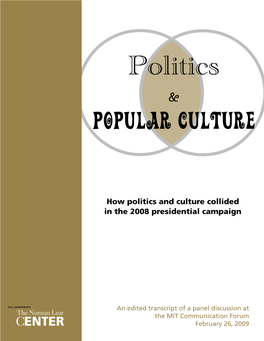 Politics & Popular Culture