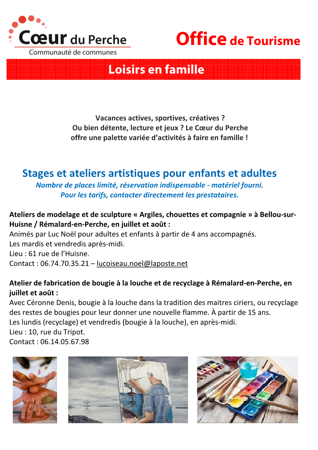 Loisirs En Famille Officede Tourisme