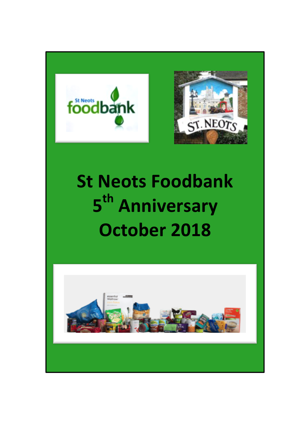 St Neots Foodbank 5 Anniversary October 2018