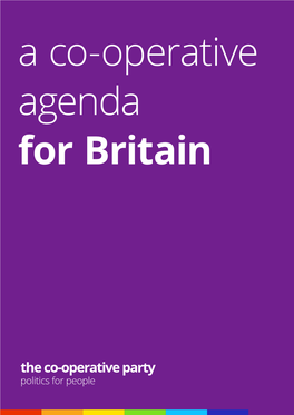 Agenda for Britain