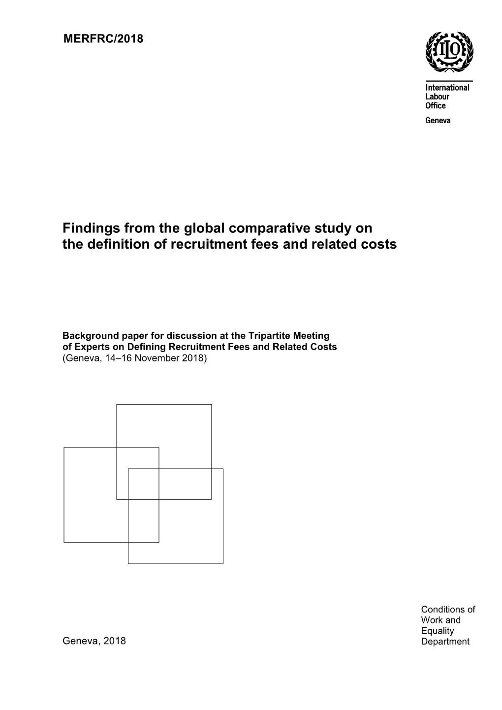 Findings from the Global Comparative Study on the Definition of Recruitment Fees and Related Costs