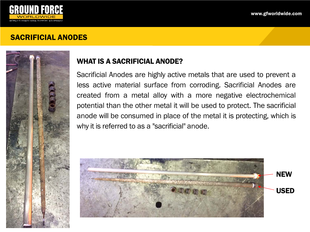 Sacrificial Anodes