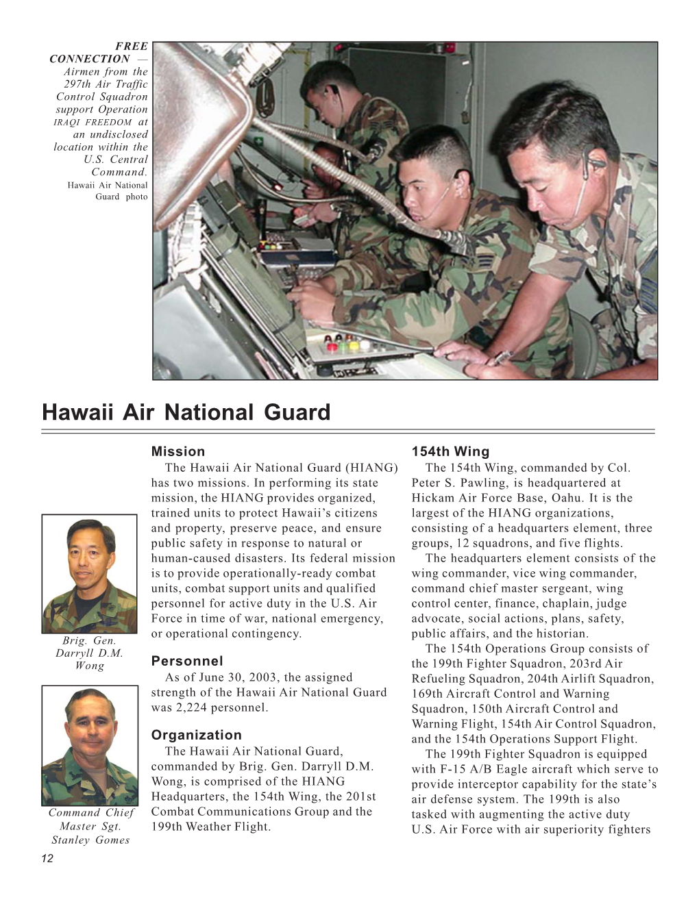 Hawaii Air National Guard Photo