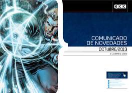 Comunicado De Novedades Octubre/2013 a La Venta El 1/10/13