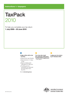 Taxpack 2010