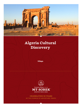 Algeria Cultural Discovery