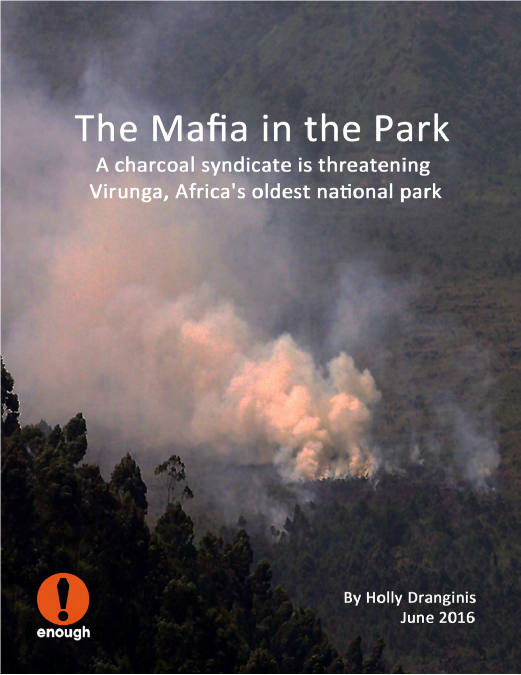 0 the Enough Project • Enoughproject.Org the Mafia in the Park: a Charcoal Syndicate Is Threatening Virunga, Africa’S Oldest National Park