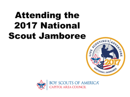 Attending the 2017 National Scout Jamboree Unit Leader Introductions