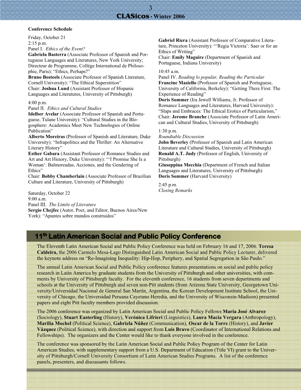 3 11Th Latin American Social and Public Policy Conference