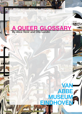 A QUEER GLOSSARY by Alice Venir and Olle Lundin This Queer Glossary Does Not Aim to Provide the Ultimate and Fixed Definitions