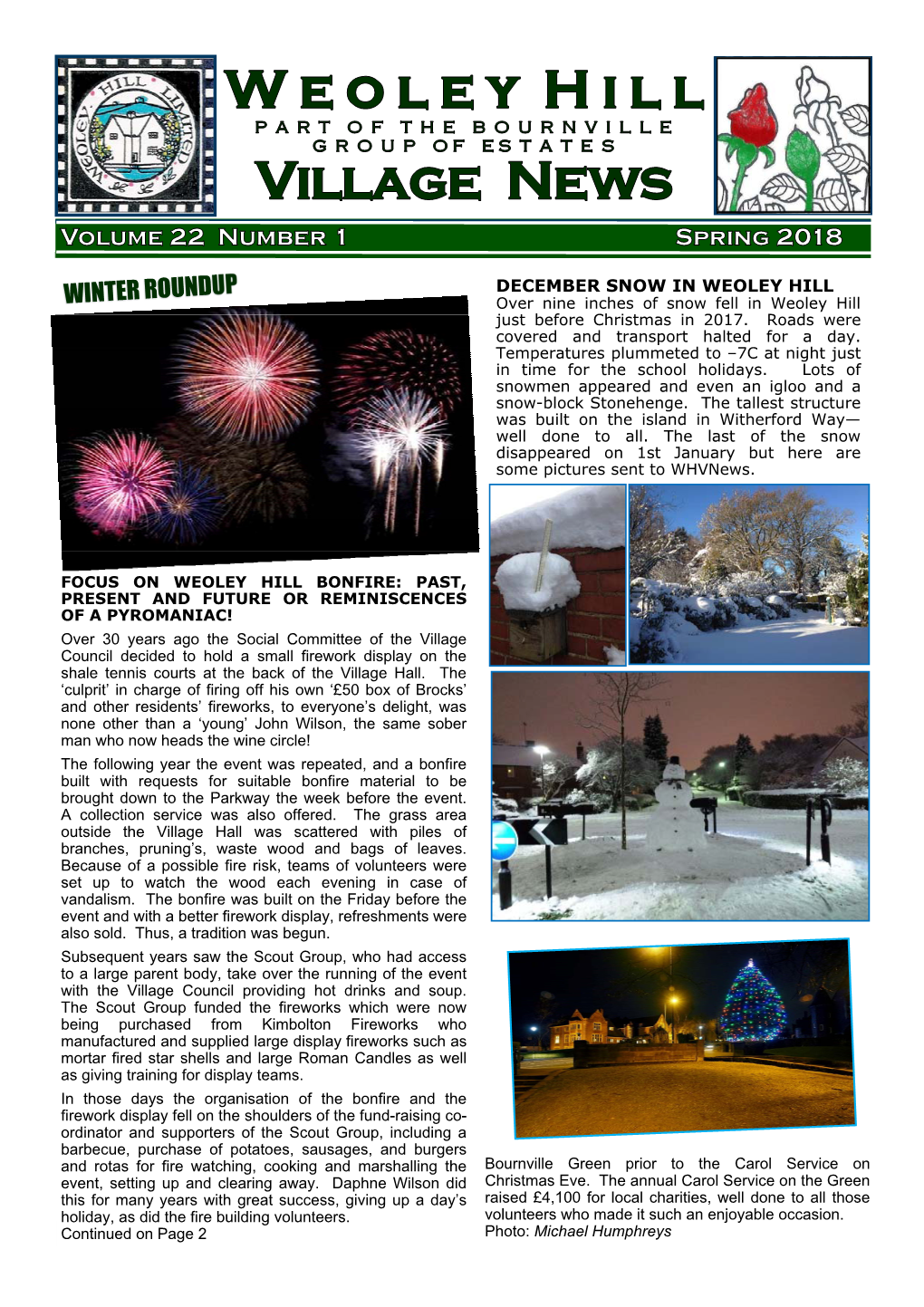 Weoley Hill Village News Spring 2018