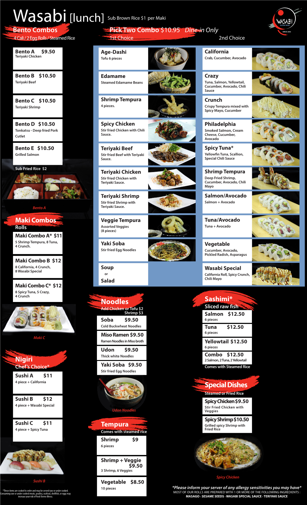 Noodles Special Dishes