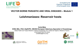 Leishmaniases: Reservoir Hosts